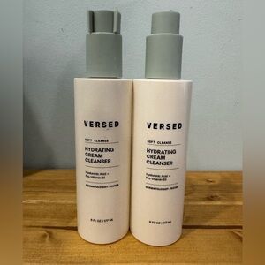 Versed Hydrating Cream Cleansers 6oz 2ct